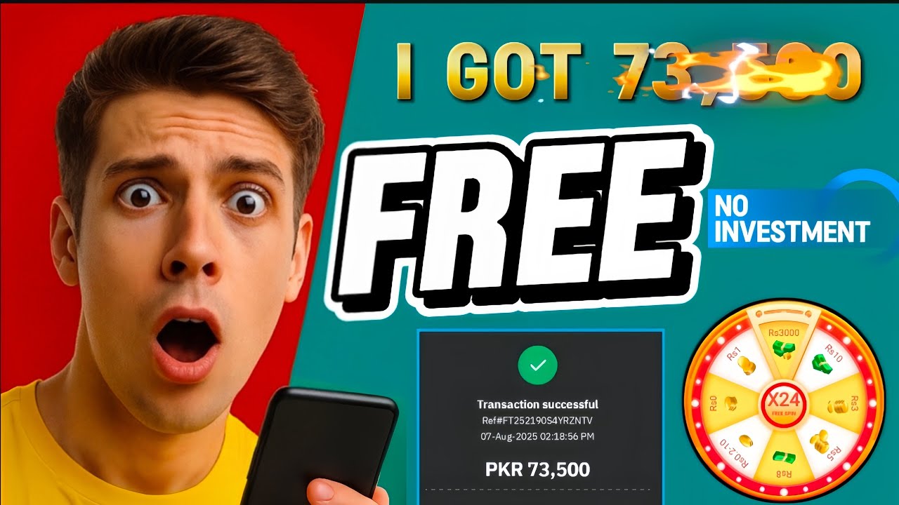 Best Free Earning App in Pakistan 2025 | Daily Income Without Investment