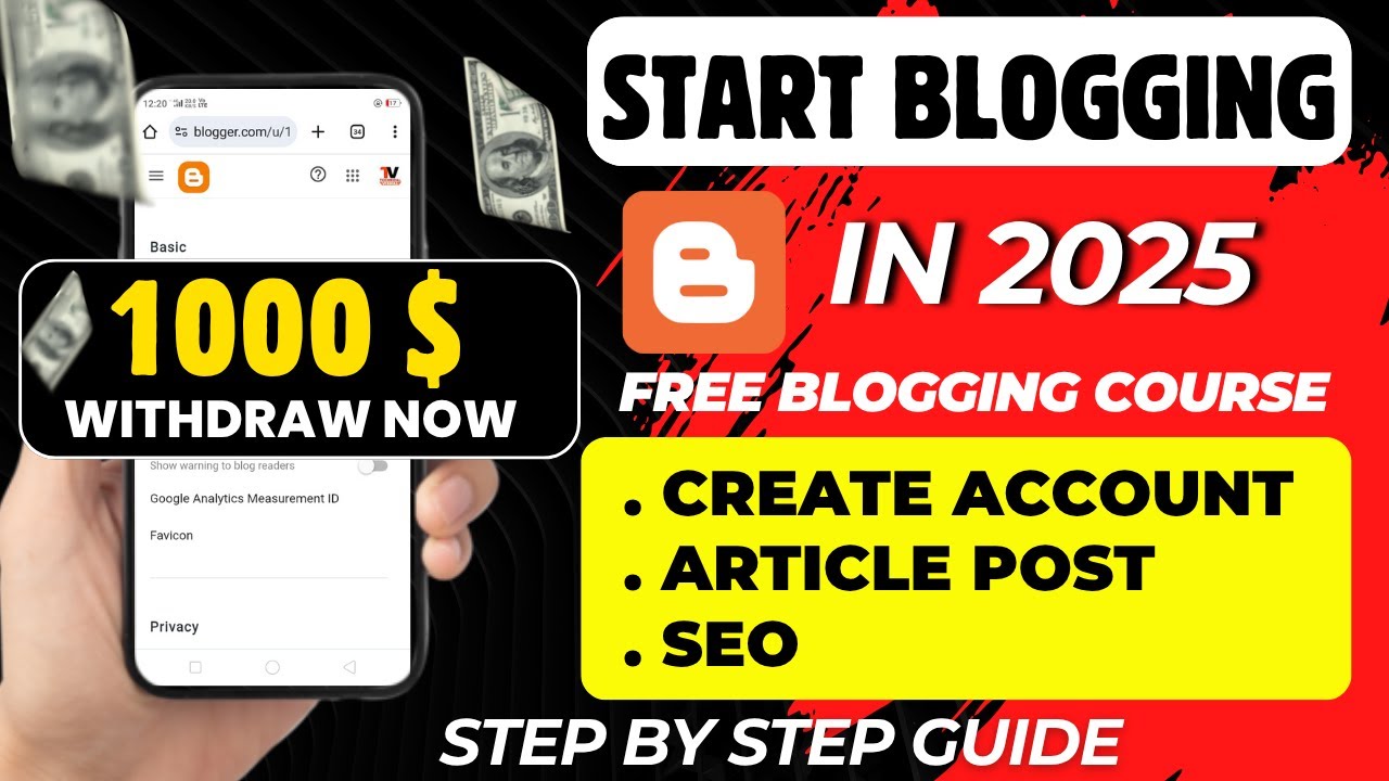 how to start blogging for free and earn money