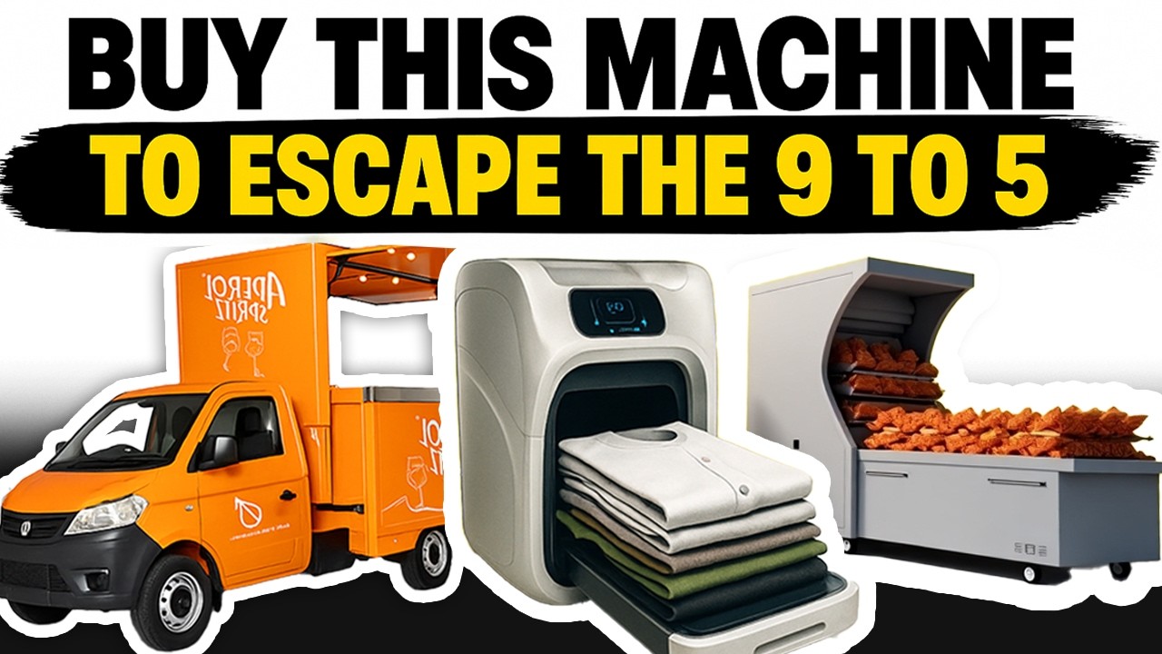 7 Machines That Help Broke People Make Real Money in 2025 (No Staff, No Experience)