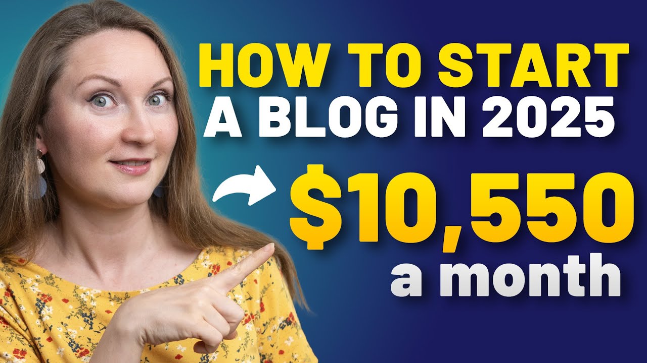 How to Start a Blog and Make Money - $10k+/Month in 2025 (Step-by-Step) - Results Not Guaranteed