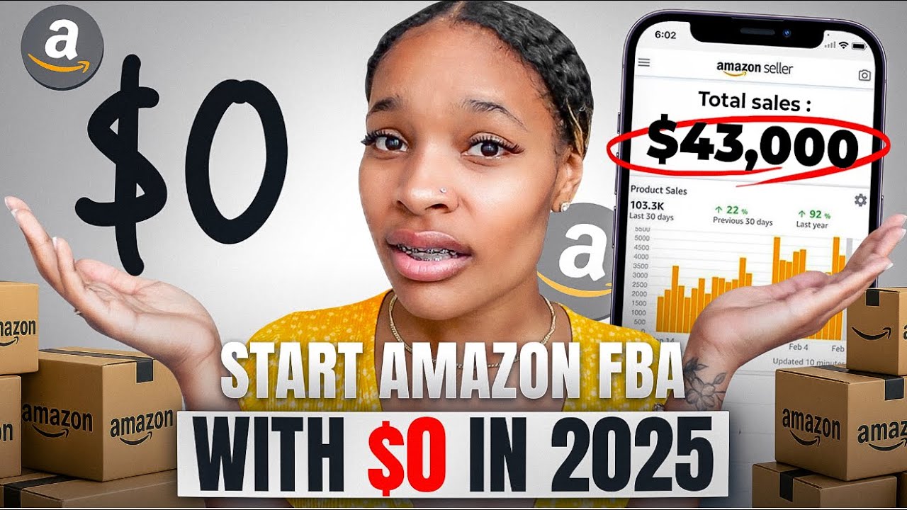 How to Start Amazon FBA with $0 in 2025 (Step-by-Step!)