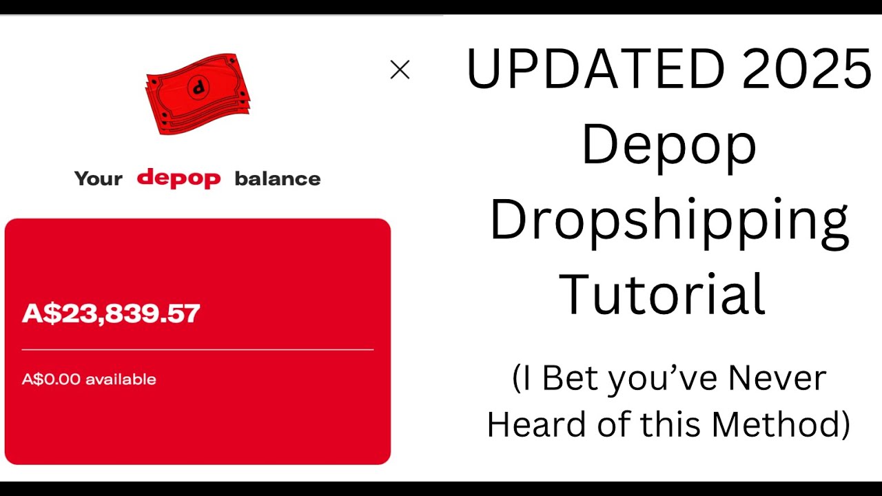 UPDATED 2025 Beginners Guide to Dropshipping on Depop ($20K/m +)