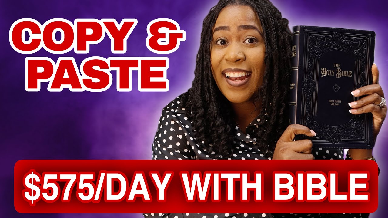 How to Make Money Online Using The Bible! Easy Copy & Paste Method