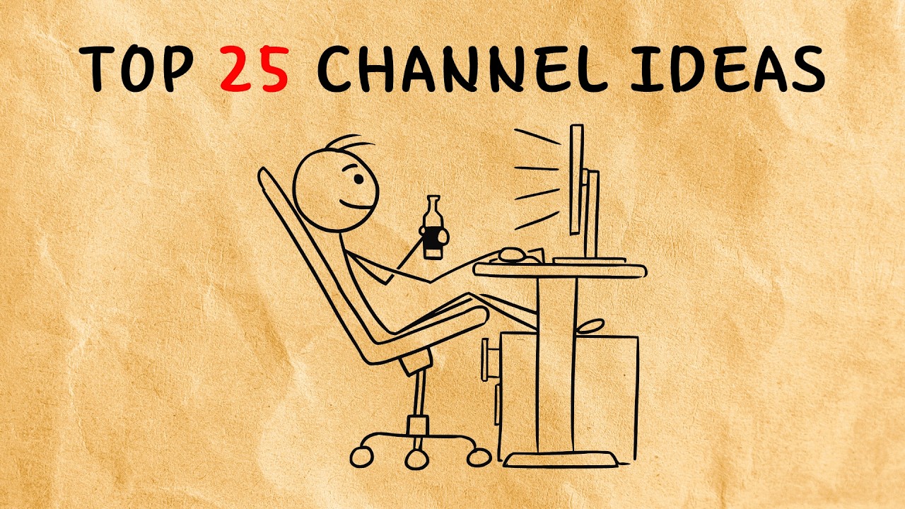 Top 25 Faceless Youtube Channel Ideas (realtalk)