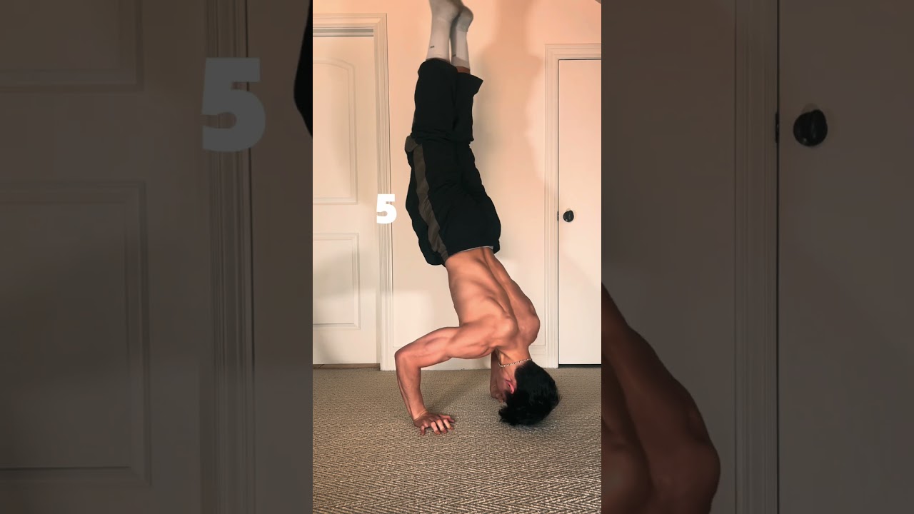 Try this handstand tutorial #calisthenics #handstand #hspu