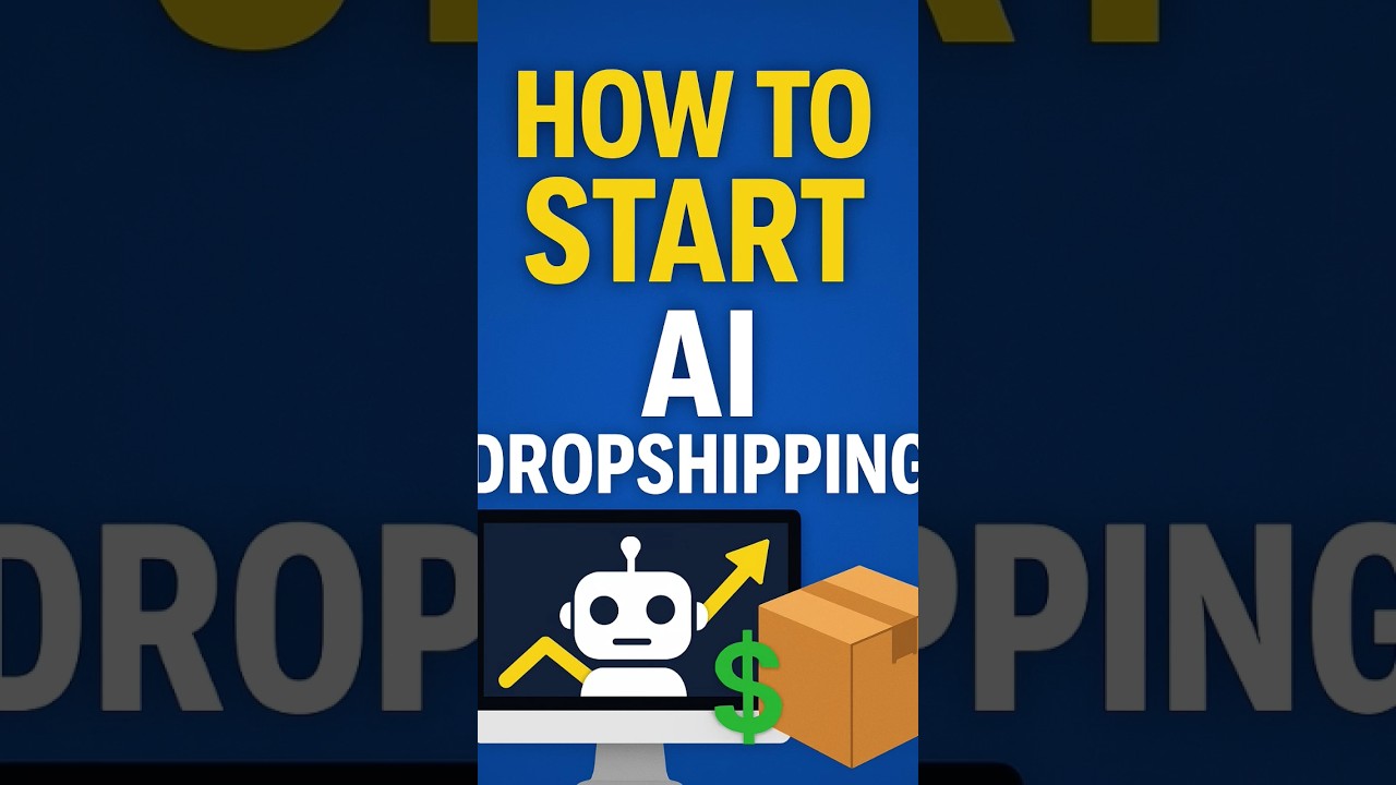 How to Start AI Dropshipping in 2025 Step-by-Step Guide for Beginners #aidropshipping