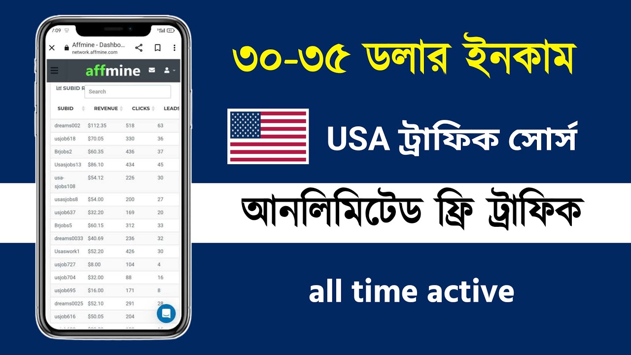 How to get usa traffic for  CPA and Affiliate Marketing Bangla tutorial 2025