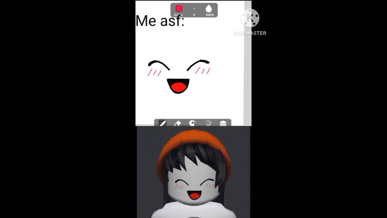 Super Super Happy face drawing tutorial in blox world! #shorts #drawing #ytshorts #bloxworld