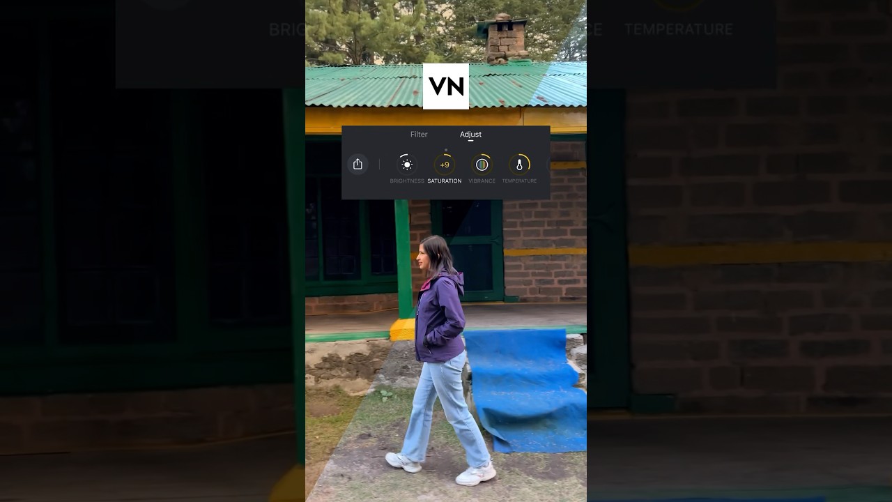 VN Color Grading TUTORIAL || How to edit in VN || Color grading on phone #tutorial