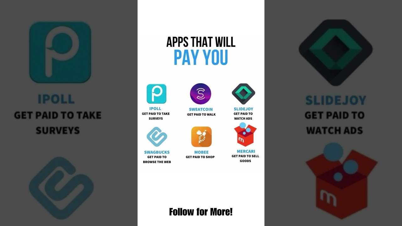 2025 Apps that will PAY you : Make Money Online : Easy passive income ideas 2025