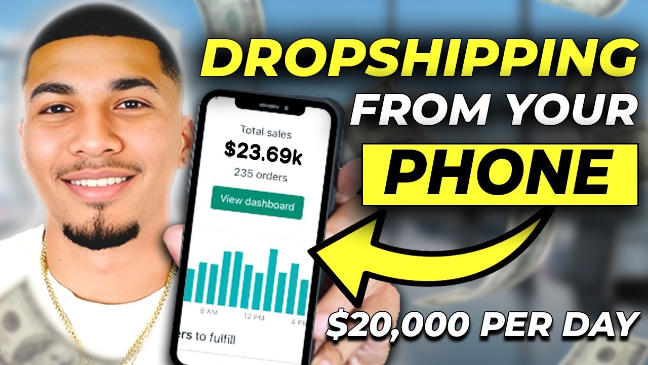 How To Start Dropshipping From Your PHONE & GET SALES!