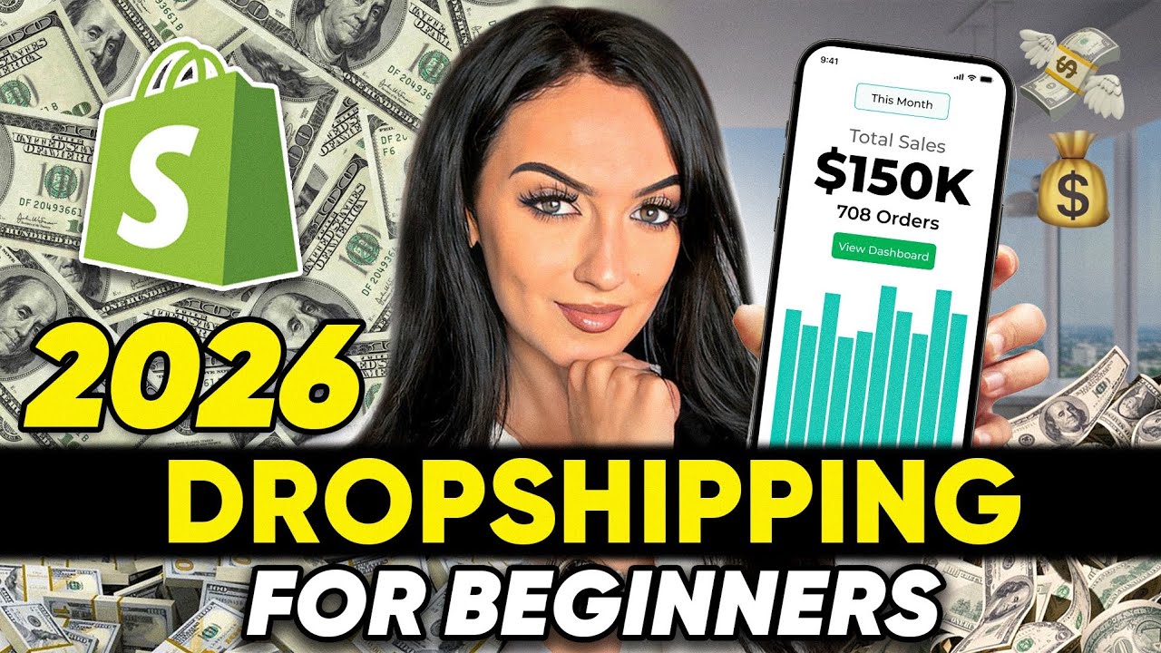How to Start Shopify Dropshipping in 2026 (STEP BY STEP) For Beginners FREE COURSE!
