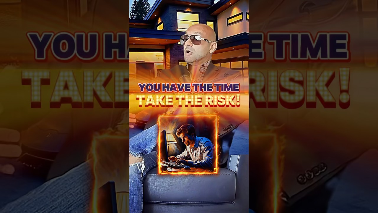 Millionaire on Why Should You Take Risks If You're Young #shorts #entrepreneurship #motivation