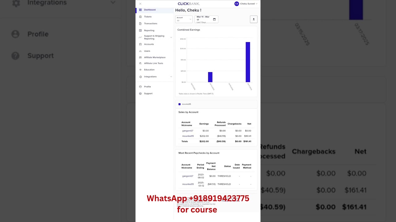 Clickbank Sale $161 Organic Without Ads #clickbank #clickbank2025