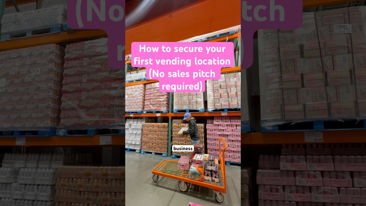 Sneaky ways to get your first vending location #vendingmachine #vending #sidehustle #passiveincome