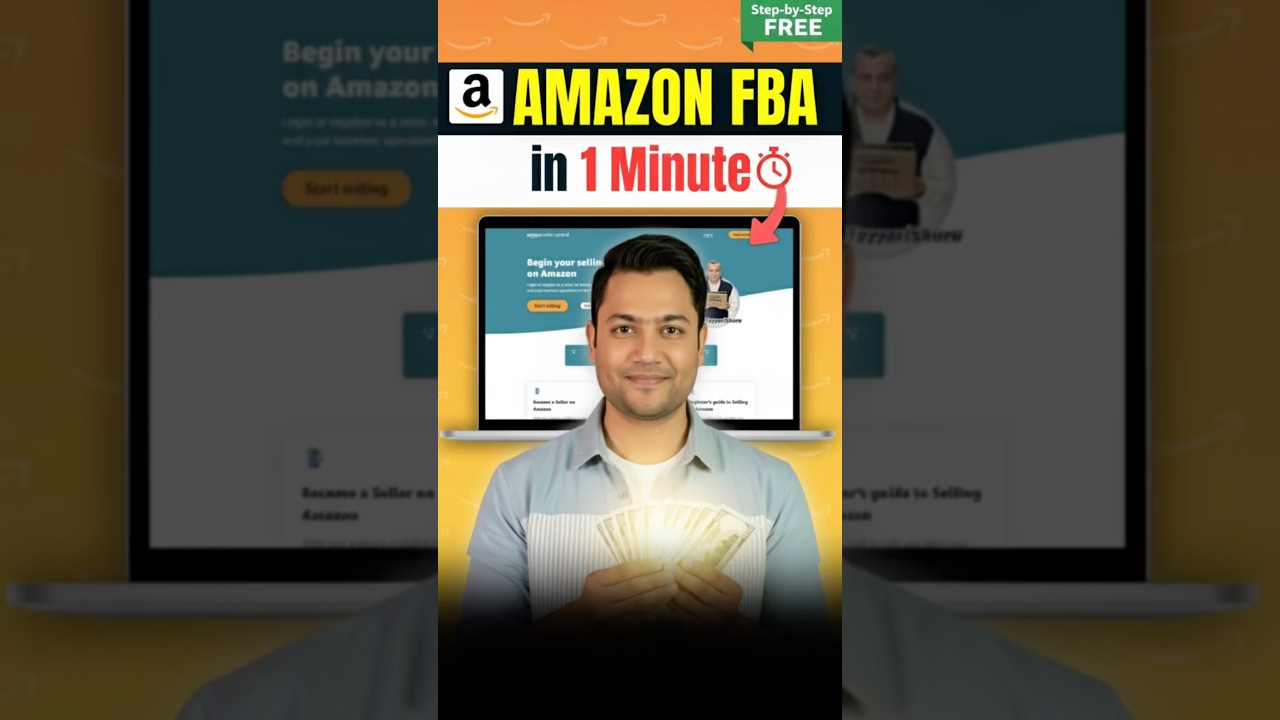 How to Start Selling on Amazon FBA from Scratch (1 Minute Guide)