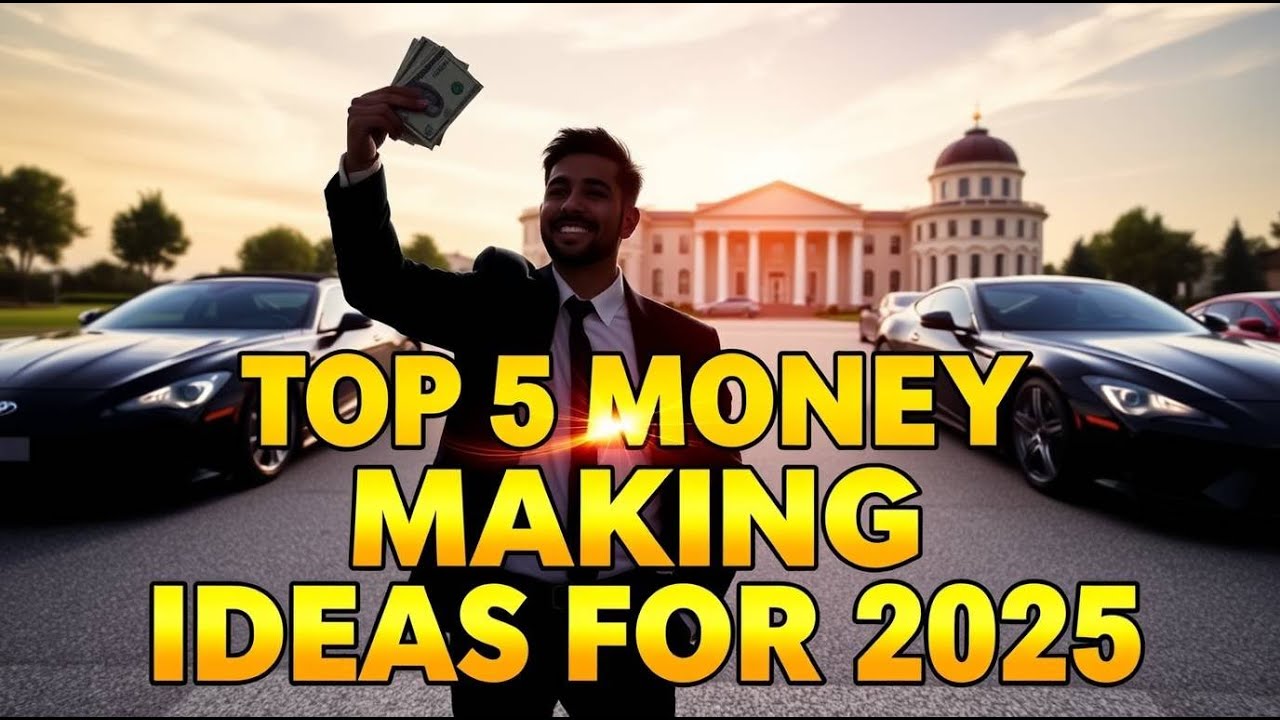 Top 5 ideas to make money Online in 2025!